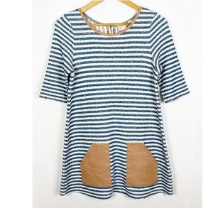 Anthropologie Postmark Sapony Striped Tunic Dress Size Small